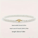 A-Z Heart Initial Letter Bracelet