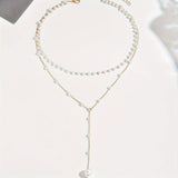 Elegant Business Double-Layer Necklace