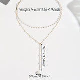 Elegant Business Double-Layer Necklace