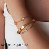 Elegant Stainless Steel Clover Bracelet
