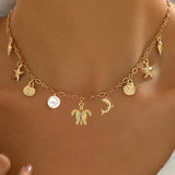Vintage Bohemian Ocean Style Necklace