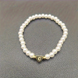 A-Z Heart Initial Letter Bracelet