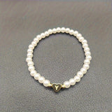 A-Z Heart Initial Letter Bracelet