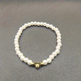A-Z Heart Initial Letter Bracelet