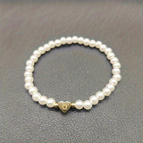 A-Z Heart Initial Letter Bracelet