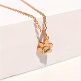 Personalized Pet Paw Necklace