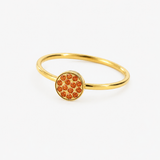 Classic ring with birthstone