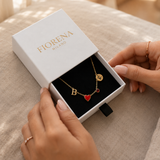 Heart-Shaped Initial Necklace