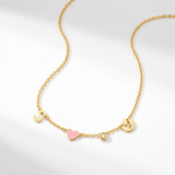 Heart-Shaped Initial Necklace
