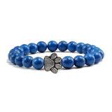 Footprint Bracelet Decorated with Beads