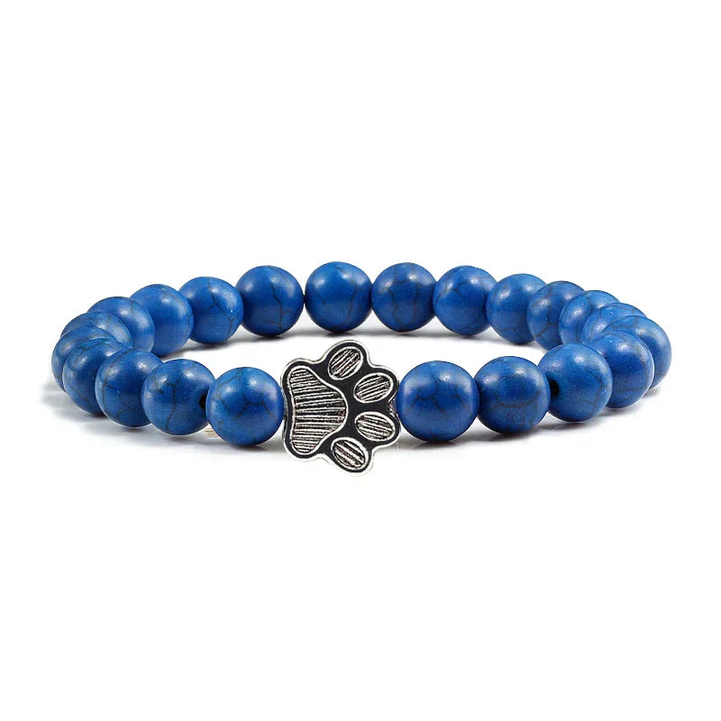 Footprint Bracelet Decorated with Beads
