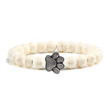 Footprint Bracelet Decorated with Beads