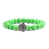 Footprint Bracelet Decorated with Beads