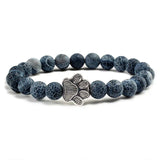 Footprint Bracelet Decorated with Beads