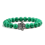 Footprint Bracelet Decorated with Beads