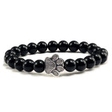 Footprint Bracelet Decorated with Beads