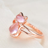 Pink and Gold Ring for Cats