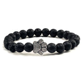 Footprint Bracelet Decorated with Beads