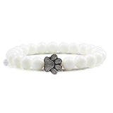 Footprint Bracelet Decorated with Beads