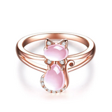 Pink and Gold Ring for Cats