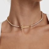 Tennis Name Necklace