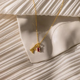 Signature Necklace With Birthstone