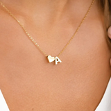 Heart Necklace With Initial