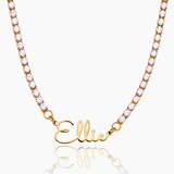 Tennis Name Necklace