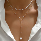 Elegant Business Double-Layer Necklace