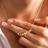 Personalized Necklace With Name And Birthstone