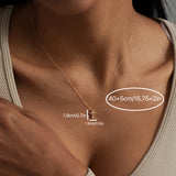 Minimalist Mini Cross Pendant Necklace