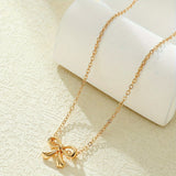 Bow Pendant Necklace