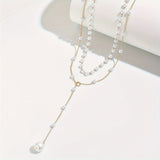 Elegant Business Double-Layer Necklace