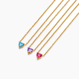 Necklace With Heart-Shaped Lucky Stone
