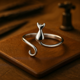 Stainless Steel Cat Ring