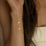 Side Initials Necklace