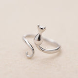 Stainless Steel Cat Ring